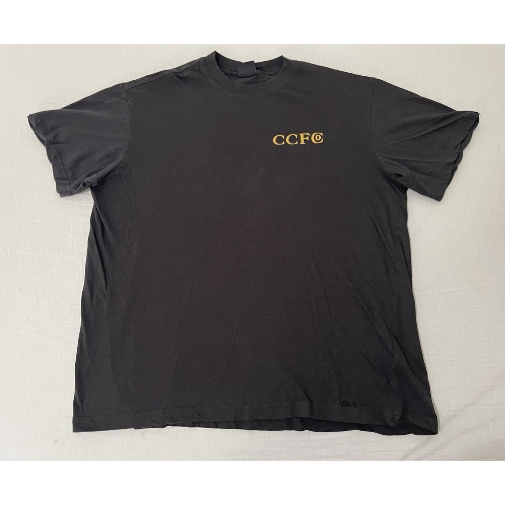 Men's Large CC Filson All Cotton T-shirt Made In USA Black With Axes